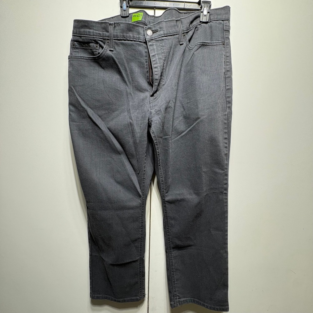 Levi's 541 Athletic Taper Jeans Mens 44x29 Gray Denim Athletic Fit Pants